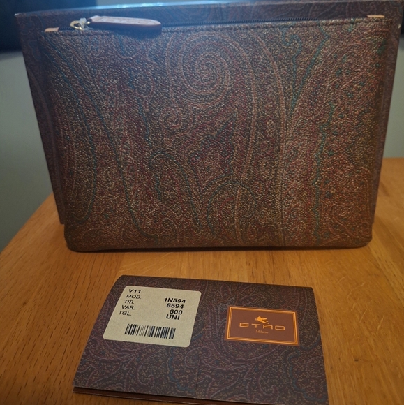 Etro Milano Arnica Pouch New - Picture 2 of 16